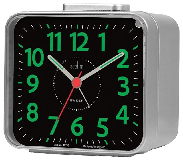 Parker Non-ticking Sweep Alarm Clock - 16467