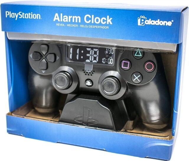 Playstation Ps4 Kids Digital Alarm Clock Led Battery Time Night Light