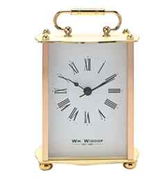 Widdop Quartz Gold Carriage Clock W2936g
