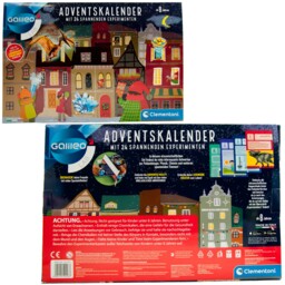 Clementoni Galileo Advent Calendar 2022 With 24 Experiments Ab 8 Years