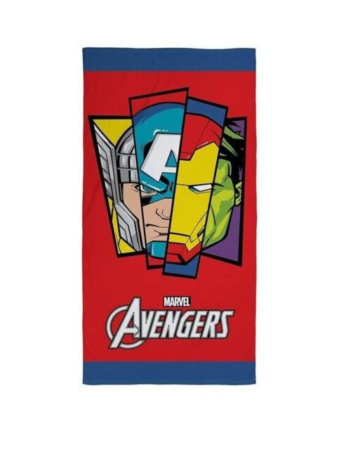 Marvel Avengers Superheroes Beach Bath Or Swimming Towel 140cm X 70cm