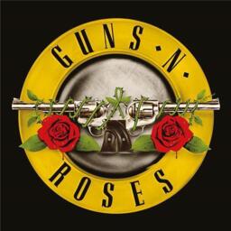 Guns N' Roses Framed Canvas Print Bullet Logo 40 X 40 Cm Dc95980c