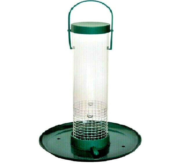 "12"" Suet Pellet Feeder : Wild Garden Bird Hanging Fat Feeder Tube With"