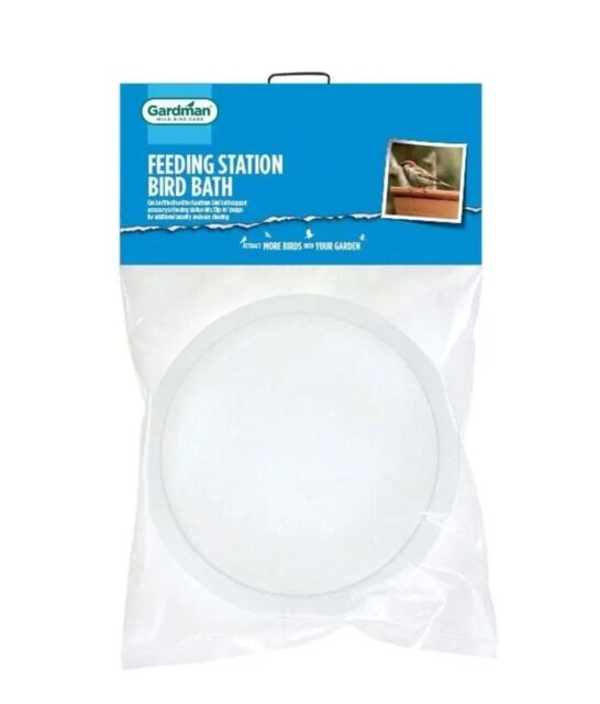 Gardman A01511 Bird Bath, Clear, 17x17x4 Cm