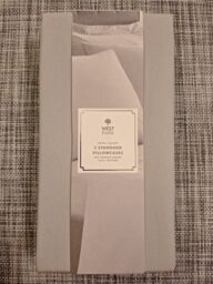 West Park Hotel Luxury 2 Standard Pillowcases 50x75cm 100% Cotton