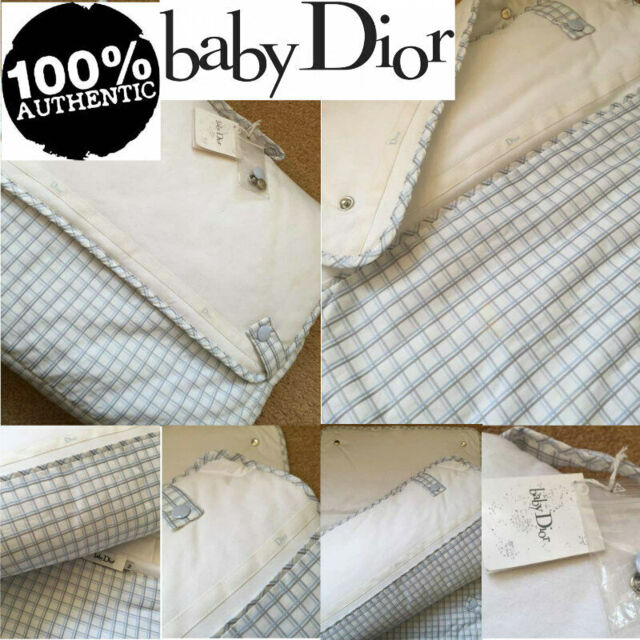 Rare Baby Dior Couture Signature Prince Travel Quilt&bag Completely