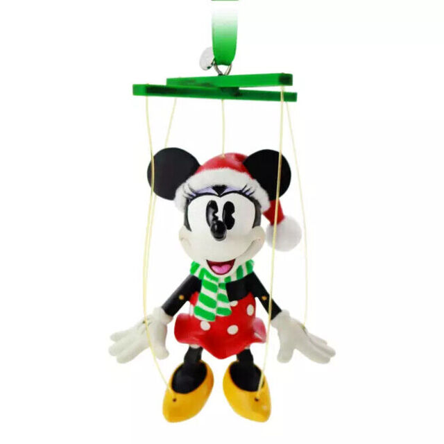 Disney Store Minnie Mouse Festive Hanging Ornament Christmas Tree