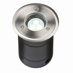 Knightsbridge Gu10 Modern Outdoor Recessed Decking Light Walkover