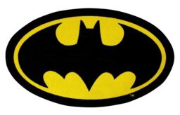 Batman 'batcave' Shaped Bedroom Rug Matches Bedding Batman Logo Rug