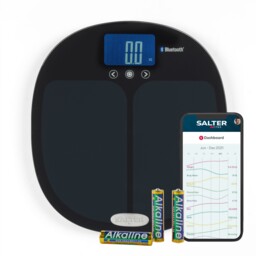 Salter Digital Bathroom Scale Fitness Analyser Bmi Health Curve Smart