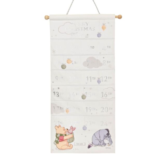 Disney Baby Scroll Advent Calendar - 24 Fabric Pockets - Choose Design