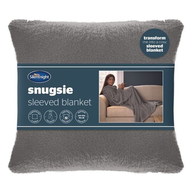 Silentnight Snugsie One Size Blanket - Grey