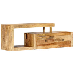 Tv Cabinet 120x30x40 Cm Solid Mango Wood Vidaxl