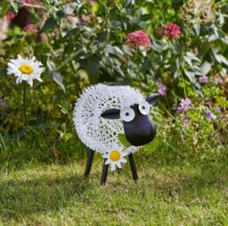 Solar, Colour Changing Sheep Light Garden Ornament.