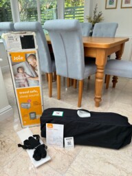 Joie Baby Travel Cot From John Lewis In Shale Dark Grey- Unused With