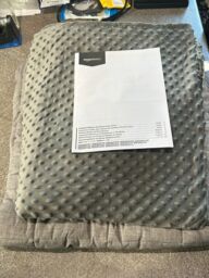 Amazon Basics 7.7kg Weighted Blanket With Minky Duvet Cover - Ad790