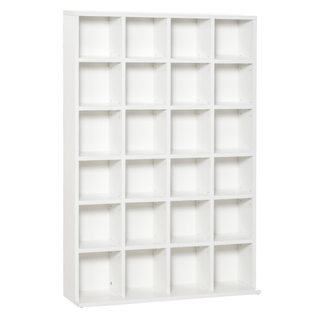 Cd Media Storage Dvd Cabinet Wooden Bookcase Display Shelf Rack
