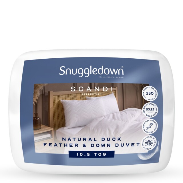 Snuggledown Scandinavian Duck Feather & Down Duvet