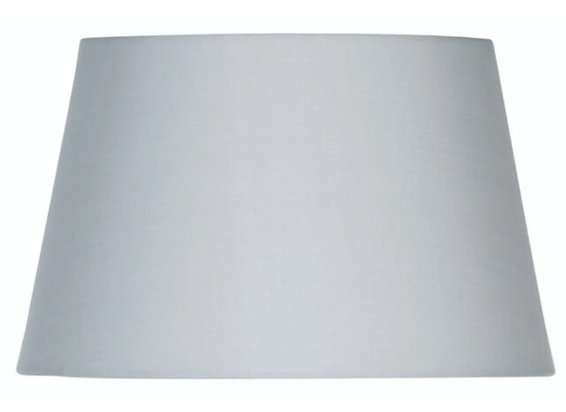 "Lampshade Grey 10"" Tapered Soft Premium Cotton 250mm Oaks Lighting"