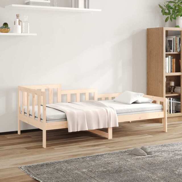 Day Bed 90x200 Cm Solid Wood Pine Vidaxl