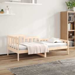 Day Bed 90x200 Cm Solid Wood Pine Vidaxl