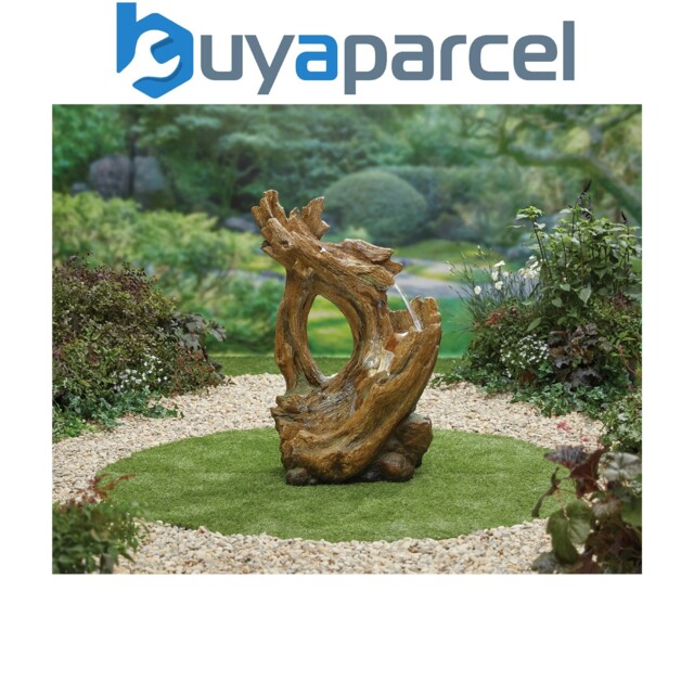 Easy Fountain Knotted Willow Falls Led Natural Garden Water Feature