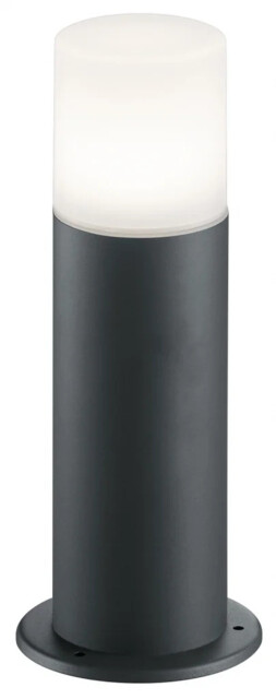 Outdoor Light Grey Hoosic Bollard Ip44 300mm Anthracite Trio 524060142