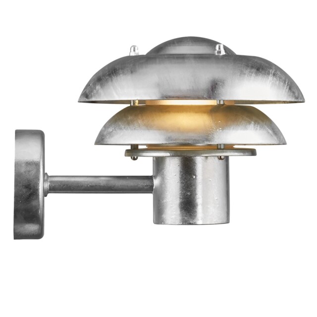 Nordlux Kurnos 20 Wall Light E14 Galvanized Ip54 Outdoor Lamp Lighting