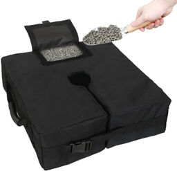 Square Refillable Fabric Sandbag For Gazebos Parasols Tent Canopy