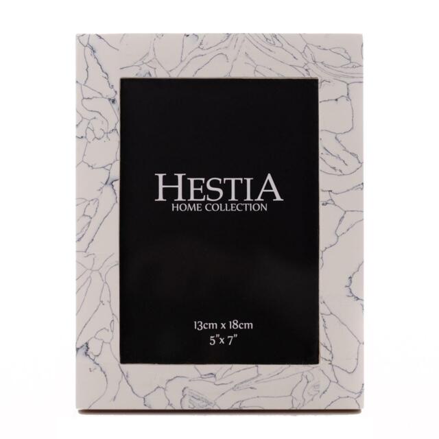 Widdop Hestia Modern Black & White Stone Finish Home Decor Photo Frame