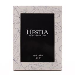 Widdop Hestia Modern Black & White Stone Finish Home Decor Photo Frame