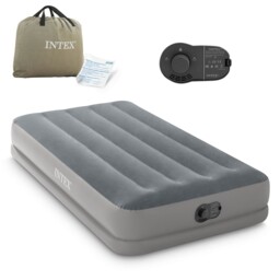 Inflatable Mattress 191x 99x30cm With Built-in Electric Pump Intex