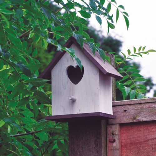 Wooden Bird House Nesting Box Feeder Feeding Station Garden Outdoor