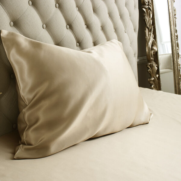 Jasmine Silk Pure Silk Pillowcase Taupe