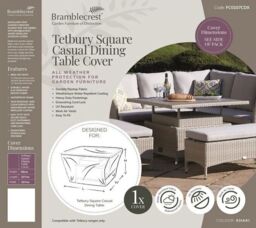 Bramblecrest Tetbury Square Casual Dining Table Cover Fc0107cdx