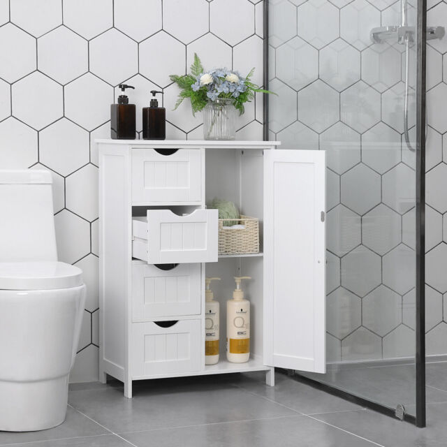 Bathroom Floor Storage Cabinet Bathroom Cabinet Wooden Storage Unit