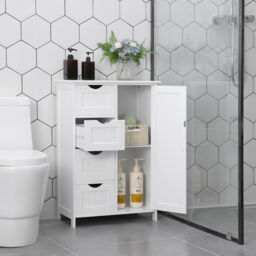 Bathroom Floor Storage Cabinet Bathroom Cabinet Wooden Storage Unit