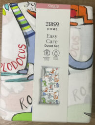 Tesco Kids Dinosaur Single Duvet Cover Bedding Set