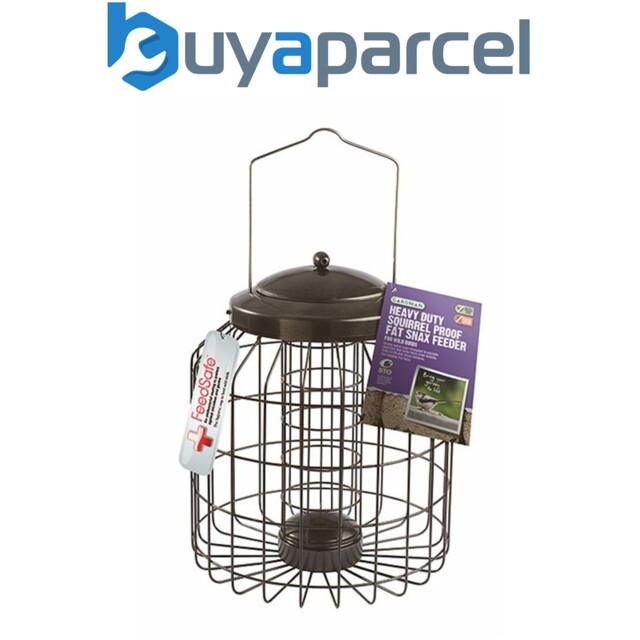 Gardman Heavy Duty Squirrel Proof Fort Wild Bird Food Fat Snax Feeder