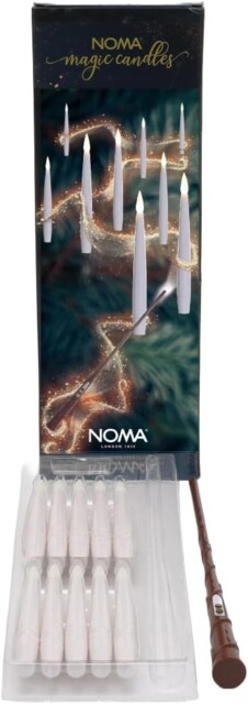 Noma 1021100 10 White Magic Floating Candle Lights Outdoor, 38.0 Cm3.0