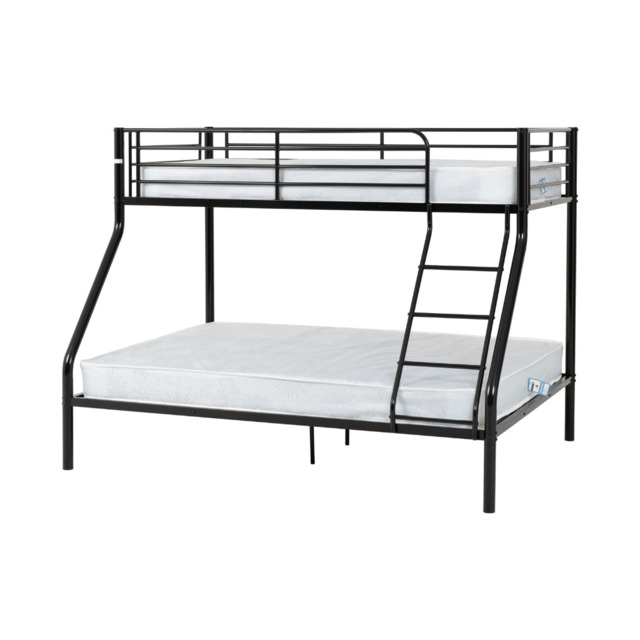 Tandi Triple Sleeper Bunk Bed Black Double & Single