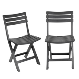 2pc Collapsible Outdoor Folding Garden Chair Camping Patio Pool Lounge