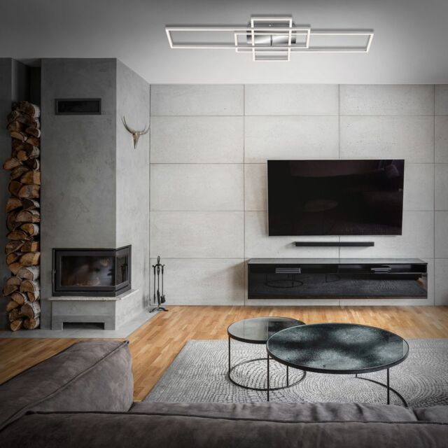 Led Ceiling Light Chandelier Lamp Adjustable Dimmable Remote Control