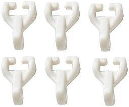 Merriway Bh03627 Curtain Track Rail Gliders Hooks To Fit Swish Twin