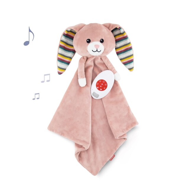 Zazu Schmusetuch Becky Le Hase Mit Geräuschen, Rosa Taille Unique