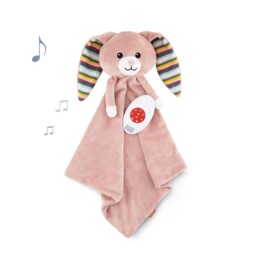 Zazu Schmusetuch Becky Le Hase Mit Geräuschen, Rosa Taille Unique