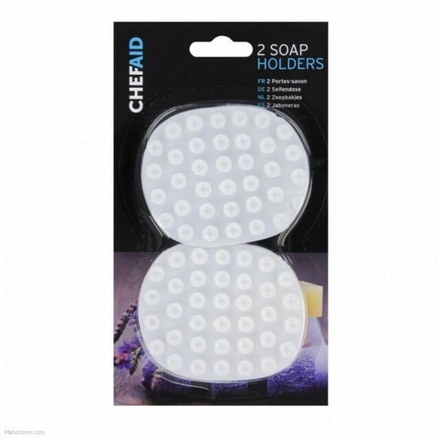 Chef Aid Bathroom Soap Holders To Keep Soap Tidy Pack Of 2 Pieces -