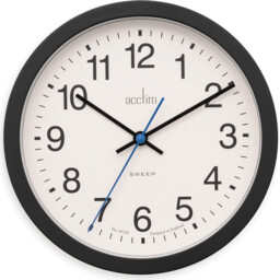 Acctim Bromham Non Ticking Sweep Seconds Hand Wall Clock 20cm Diameter