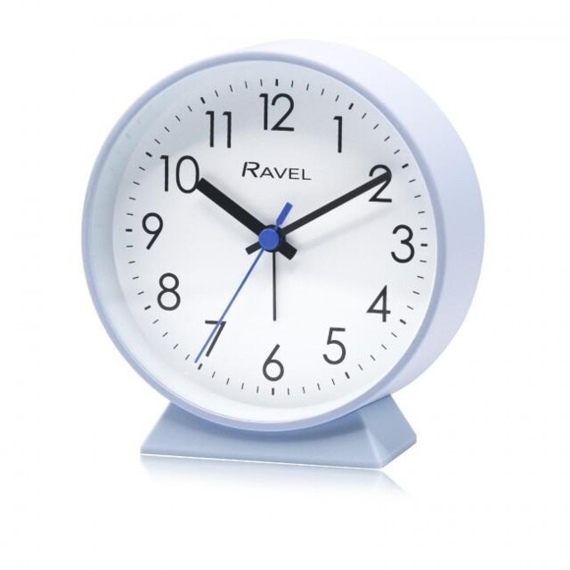 Ravel Bedside Morden Round Large Alarm Clock Multipal Colour