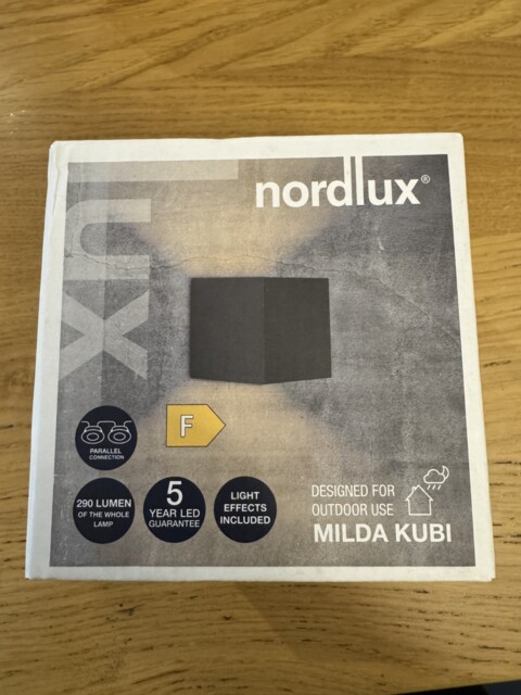 Nordlux Milda Kubi Led Wall Light Ip44 2418331003